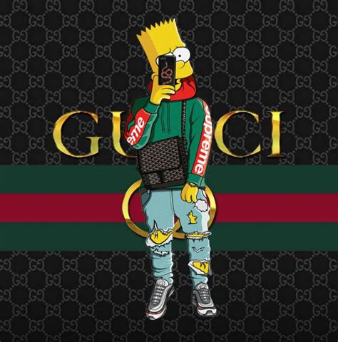 bart simpson and Gucci